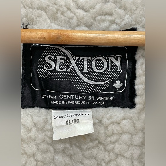 Vintage 80s Sexton Sherpa Vest, Size XL - Fits L - Picture 5 of 8